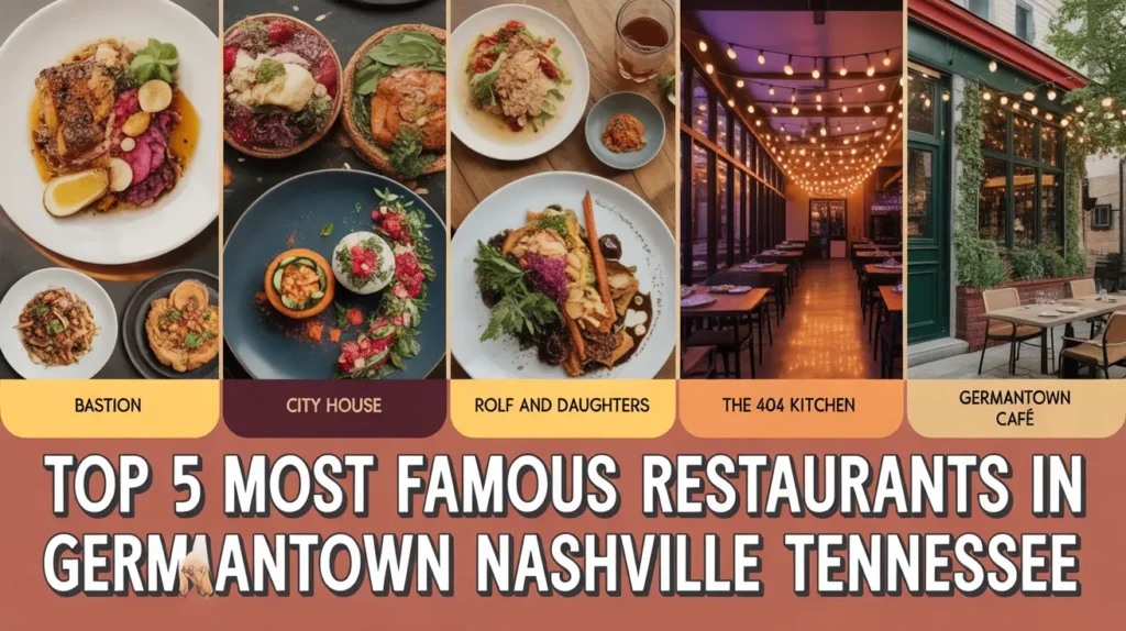 Restaurants in Germantown Nashville Tennessee